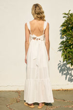 Sunbeam Eyelet Lace Trim Maxi Dress