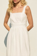 Sunbeam Eyelet Lace Trim Maxi Dress