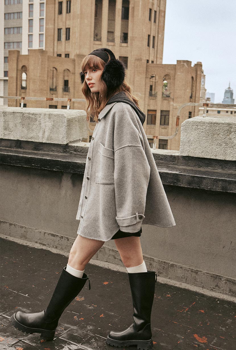 Newton Oversized Wool Jacket