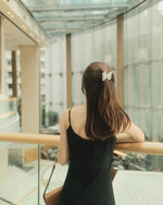 Slip Midi Dress With Mini Scarf