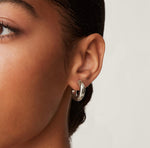 14K Gold Plated Lightweight Chunky Open Loops