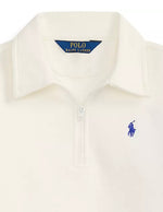 Girls Half Zip Boxy Sweatshirt