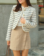 Striped Tweed Jacket