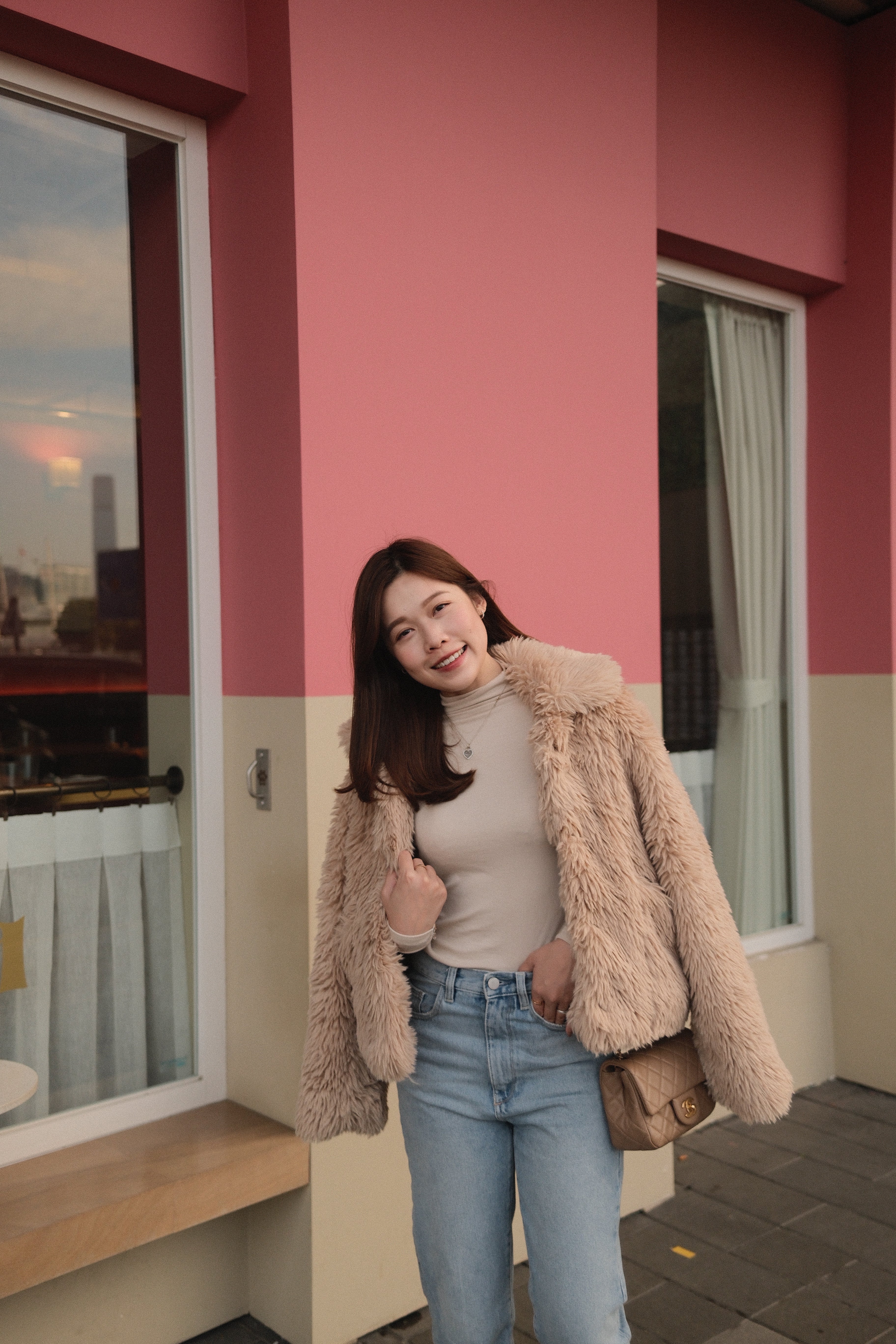 Girls Faux Fur Jacket