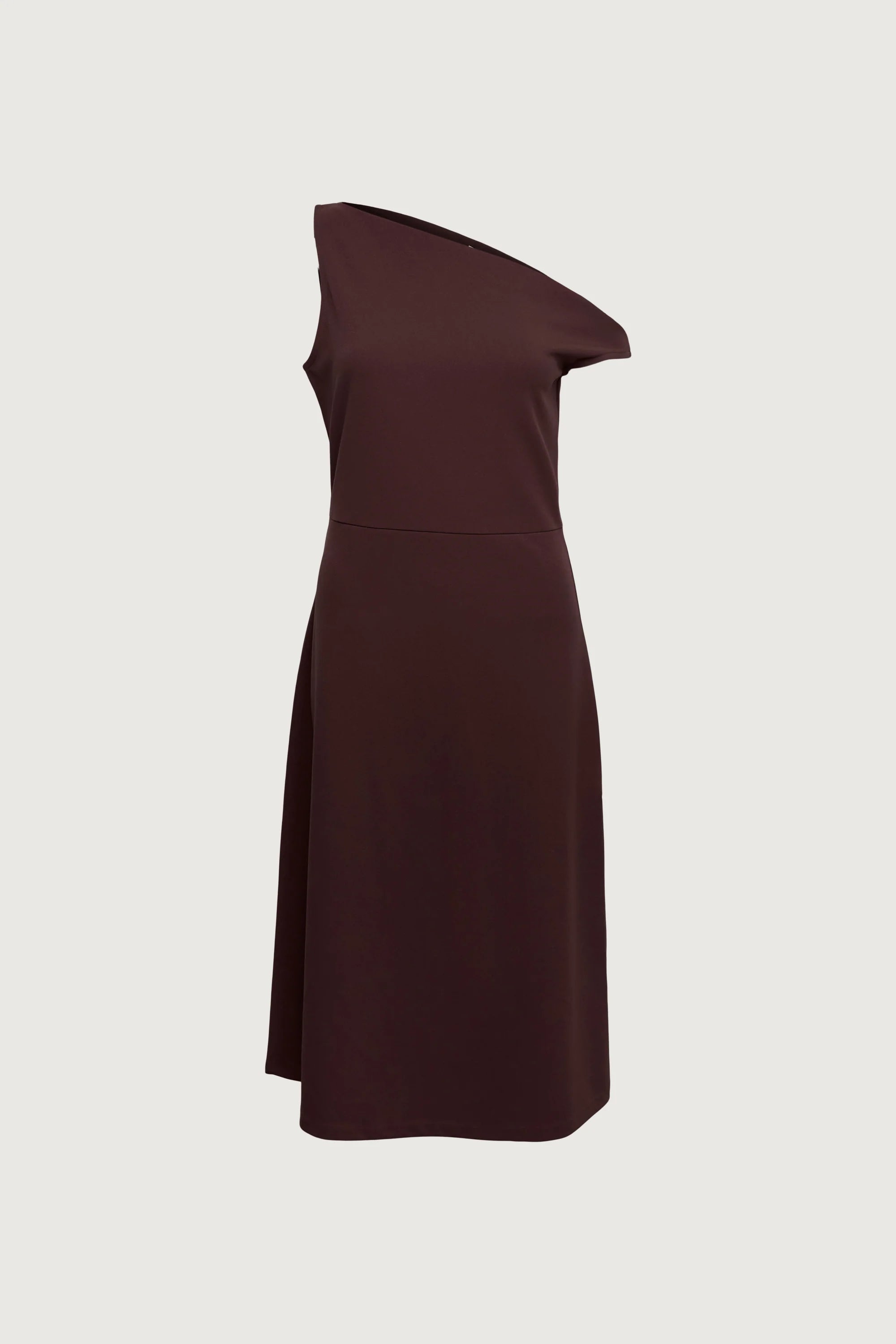 Asymmetrical One Shoulder Knit Dress