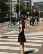 Soft Touch Shirred-Waist Knee-Length Dress