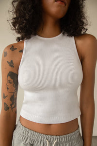 Racerback Cropped Tank