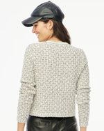 Tweed sweater lady jacket