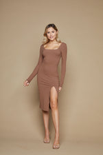 Emilia Longsleeve Rib Dress