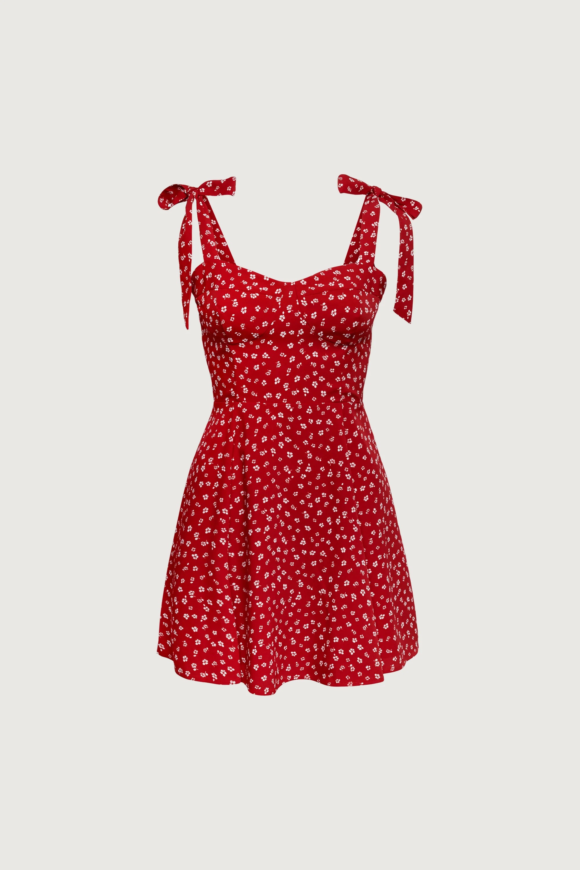 Floral Bustier Mini Dress