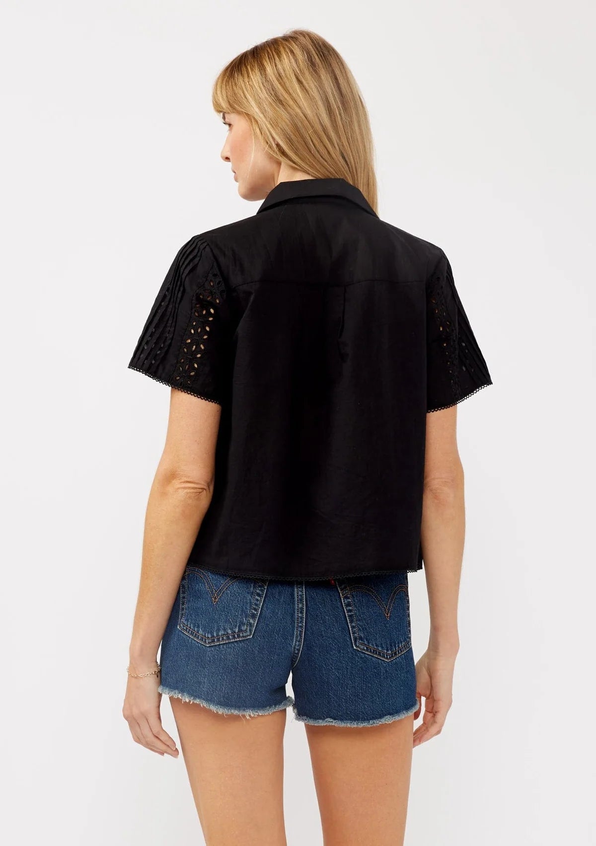 Varya Floral Eyelet Shirt