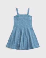 Girls Mila Lace-Trim Dress