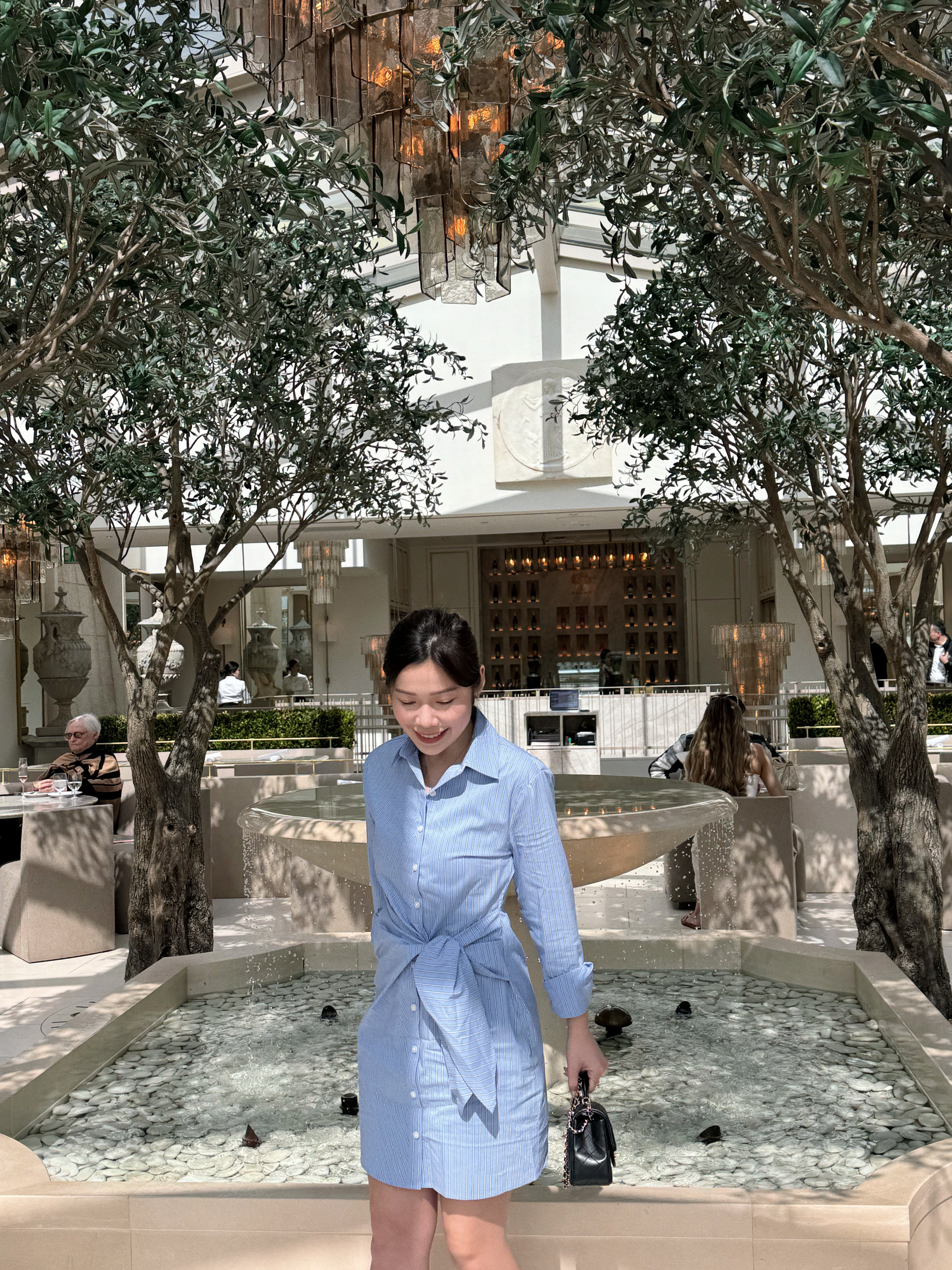 Long-Sleeve Wrap Shirt Dress