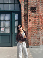 Fitted Knit Collared Sweater