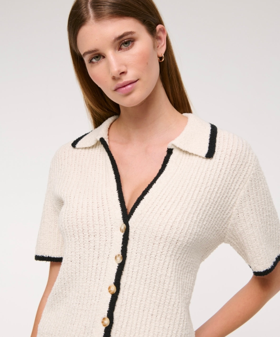 Crochet Style Polo