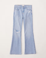 Girls High Rise Flare Jeans