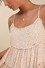 Sitting in the sun ruffle babydoll dress