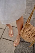 Sunshine Gold Handmade Sandals