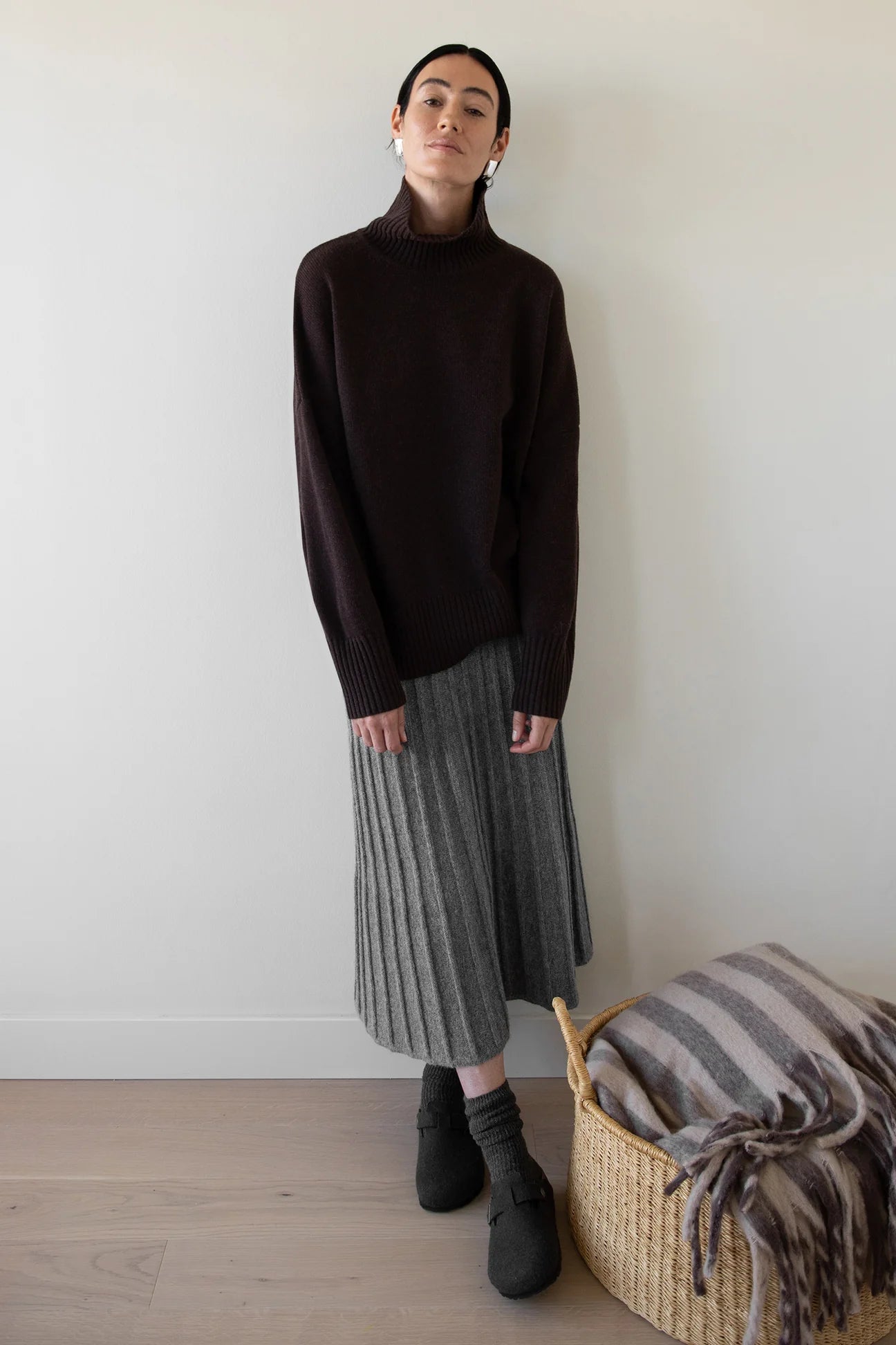 Midi Knit Sweater Skirt