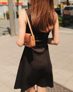 Soft Touch Shirred-Waist Knee-Length Dress