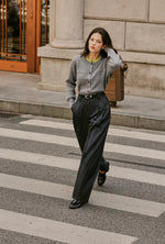 Carlo Wool Blend Wide Pants