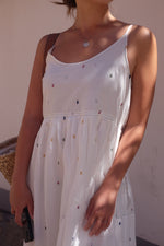 Paloma Embroidered Midi Dress
