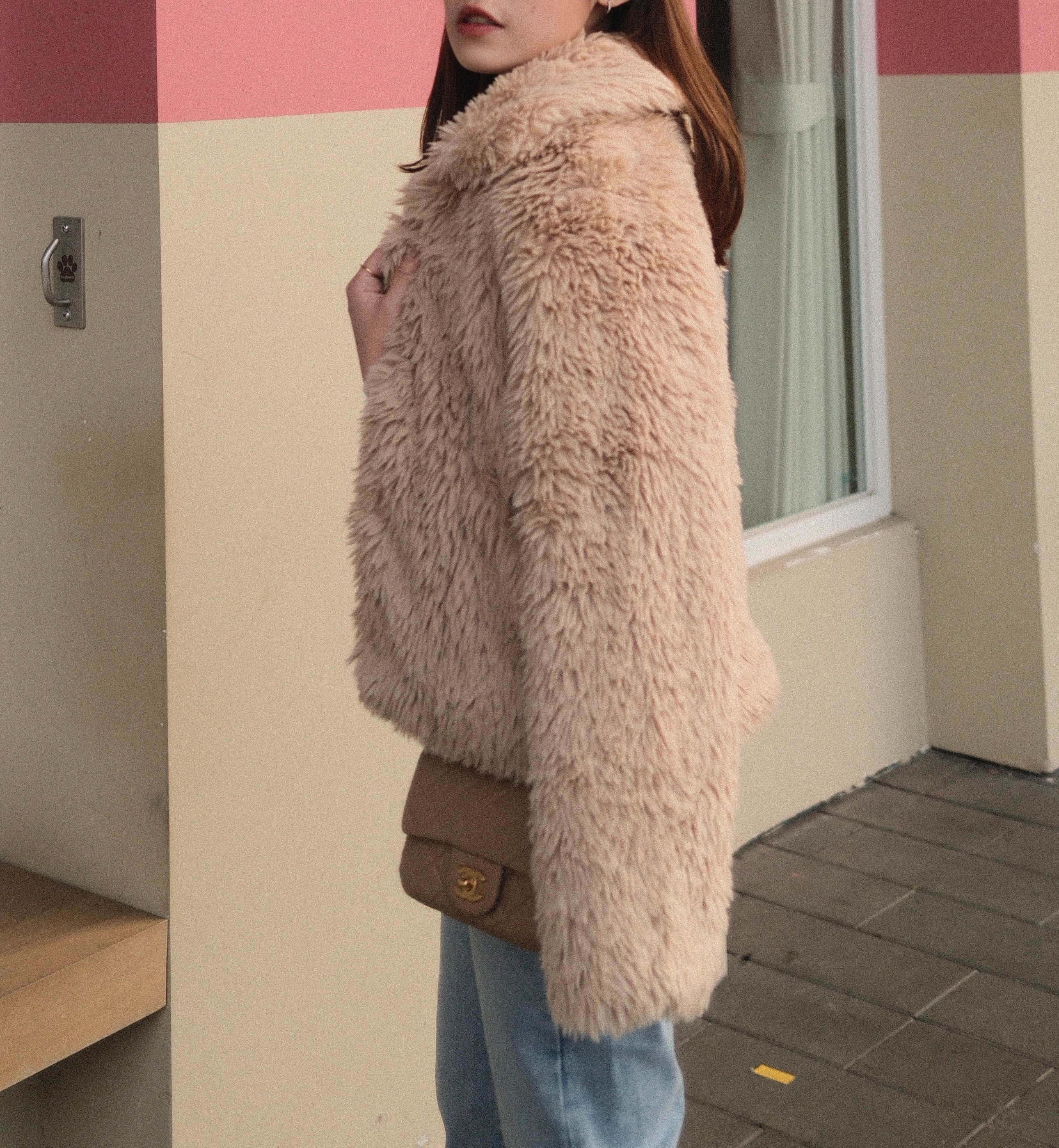 Girls Faux Fur Jacket