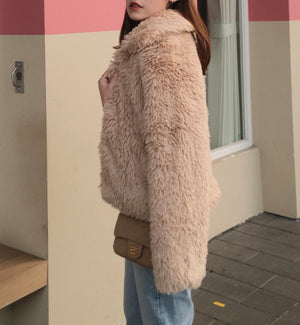 Girls Faux Fur Jacket