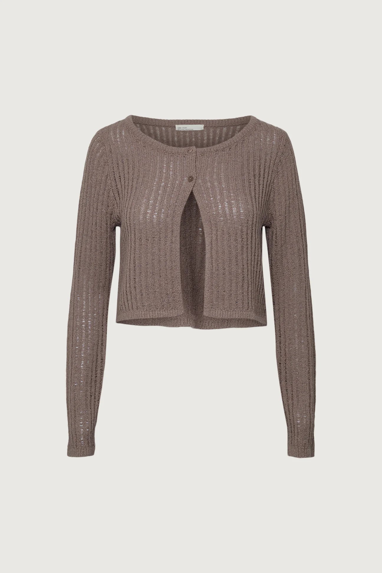 Cropped Crochet Cardigan