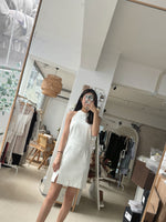 Whisper Racer Neck Dress