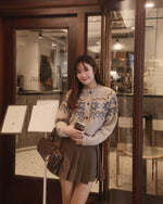 Cleo Jacquard Cardigan