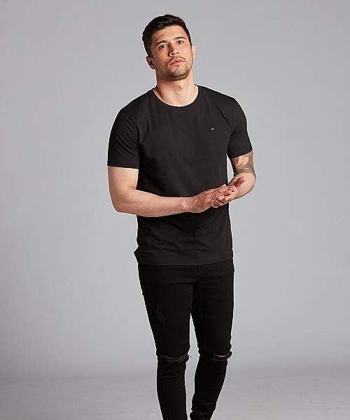 Men Cotton Crewneck Tee