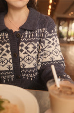 Vienna Fair Isle Cashmere Cardigan
