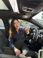 Girls Half Zip Boxy Sweatshirt