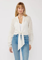 Gina Tie Front Blouse