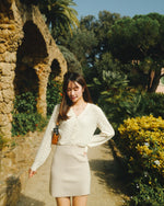 Raelyn V-Neck Texture Cardigan