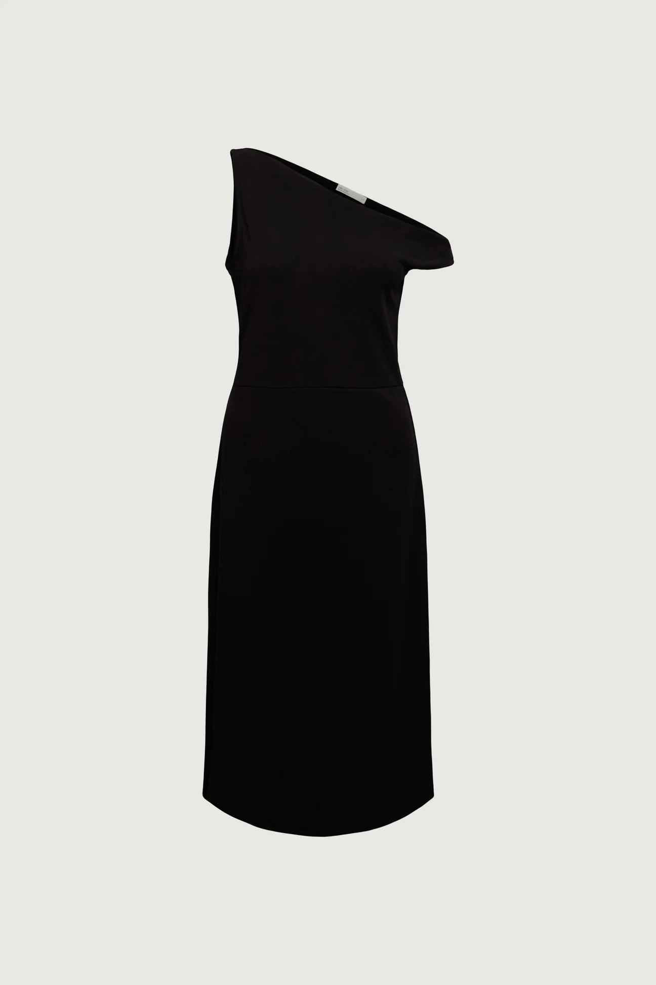 Asymmetrical One Shoulder Knit Dress