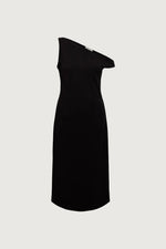Asymmetrical One Shoulder Knit Dress