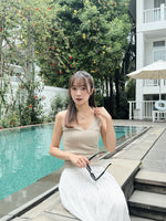 Wool Blend Knit Halter Top