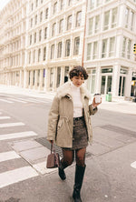 Candice Faux Fur Parka Coat