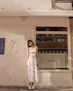 Love Galore Wicker Belt Midi Dress