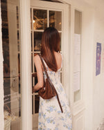 Love Galore Wicker Belt Midi Dress