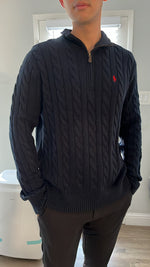 Men Cable Wool-Cashmere Sweater