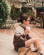 Elyse Wool Fair Isle Cardigan