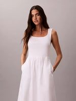 Gathered Midi Dress
