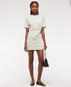 Side Knot Crepe Mini Dress