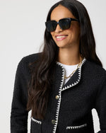 Sherpa Blanket-Stitch Jacket