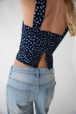 Floral Bustier Top