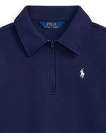 Girls Half Zip Boxy Sweatshirt