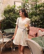 Marleigh V-Neck Embroidered Dress